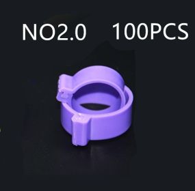 100 PCS The Chicken Foot Ring (Option: 2.0Purple 100PCS)