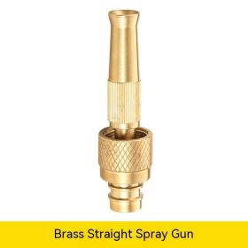Copper Conversion Head Buckle Type Water Pipe Interface For Inlet (Option: Brass-2pcs)